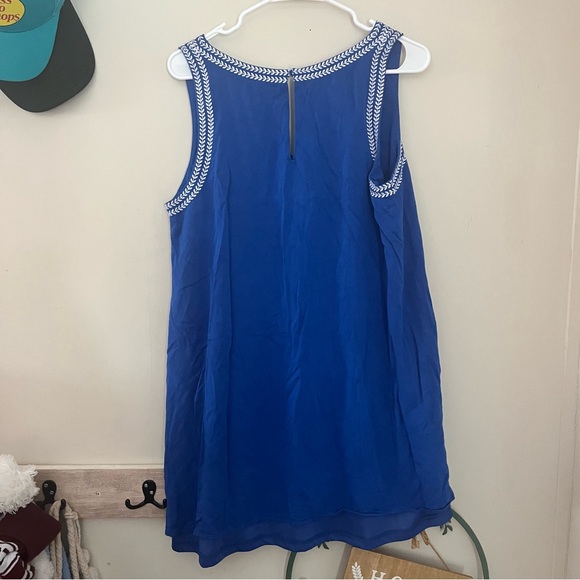 Blue Sleeveless Lulu’s Dress - Picture 2 of 3